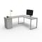 We'Re It Connect It L-Shaped Desk, 77 in D X 30 in H, 60 in W X Thermally Fused Laminate DI60304824L1BBF-BS-GO - alternate 1